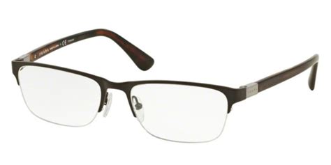 shop prada pr52sv 1ah1o1|Prada PR 52SV 1AH1O1 Eyeglasses in Brown.